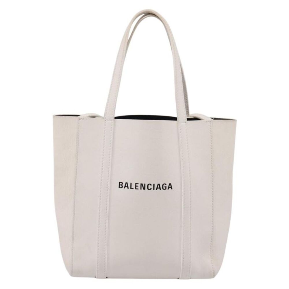 Balenciaga Everyday Leather White Leather Tote Bag Bag